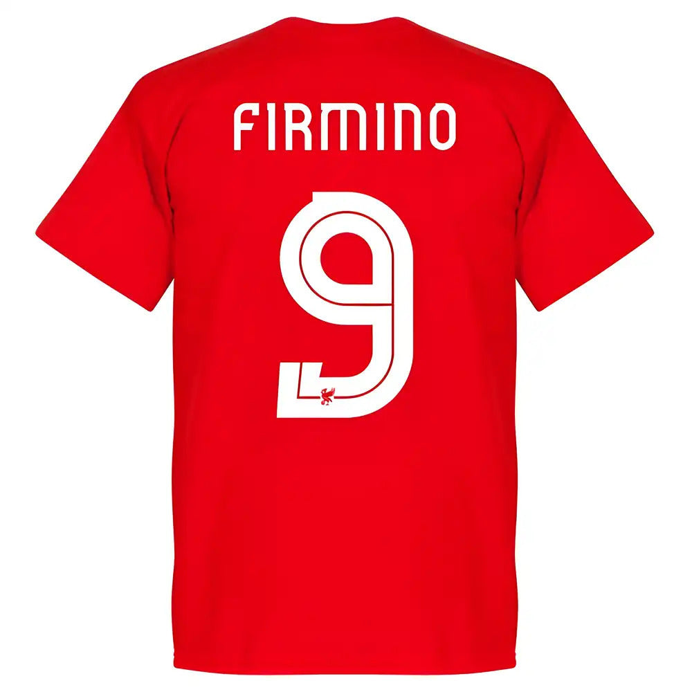 Liverpool Firmino 9 Team T-Shirt - Red_0