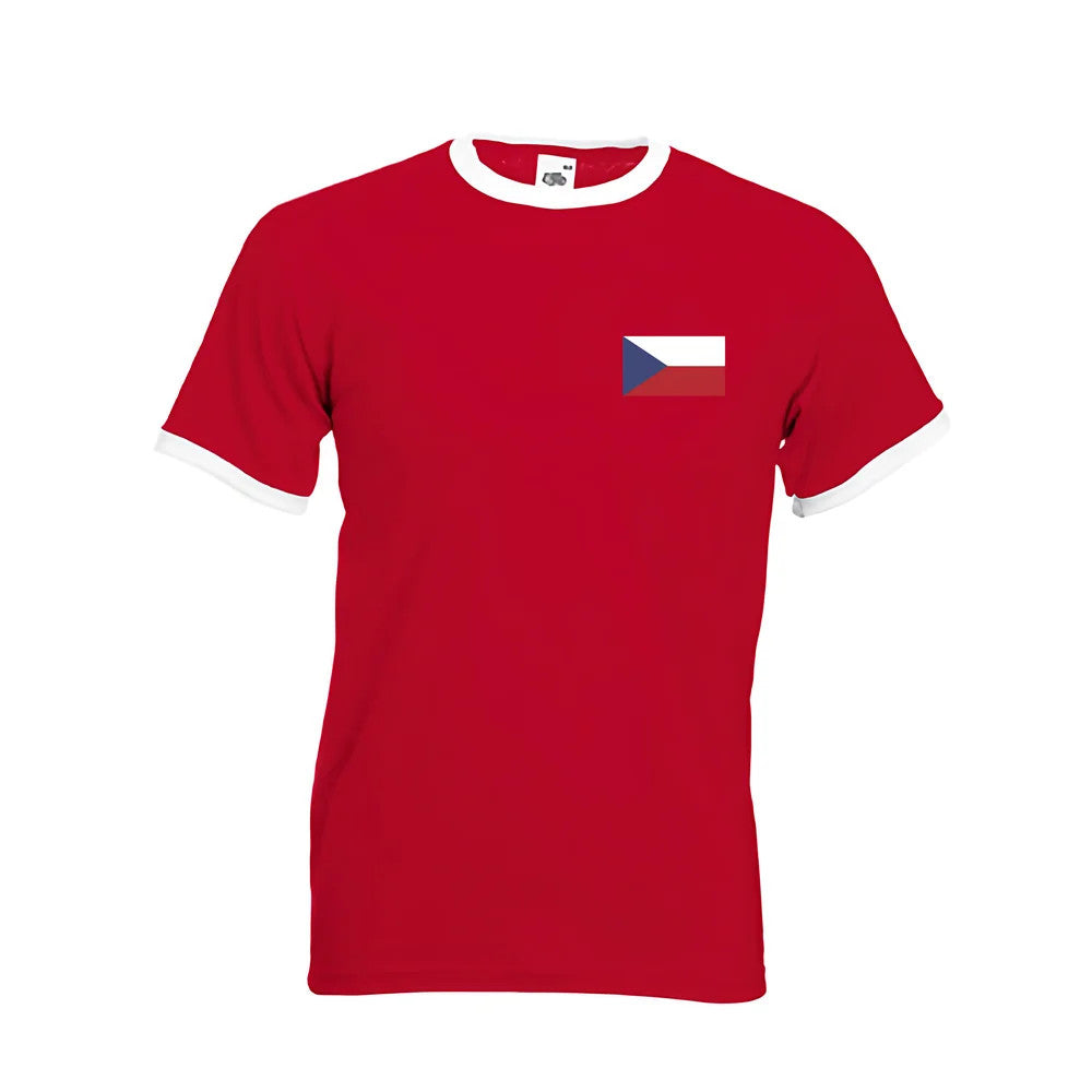 Pavel Nedved Czech Republic Ringer Tee (red)_1