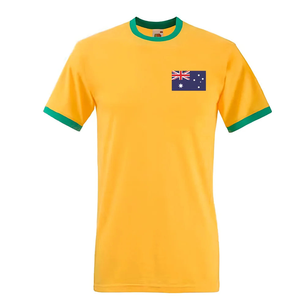Tim Cahill Australia Ringer Tee (yellow)_1
