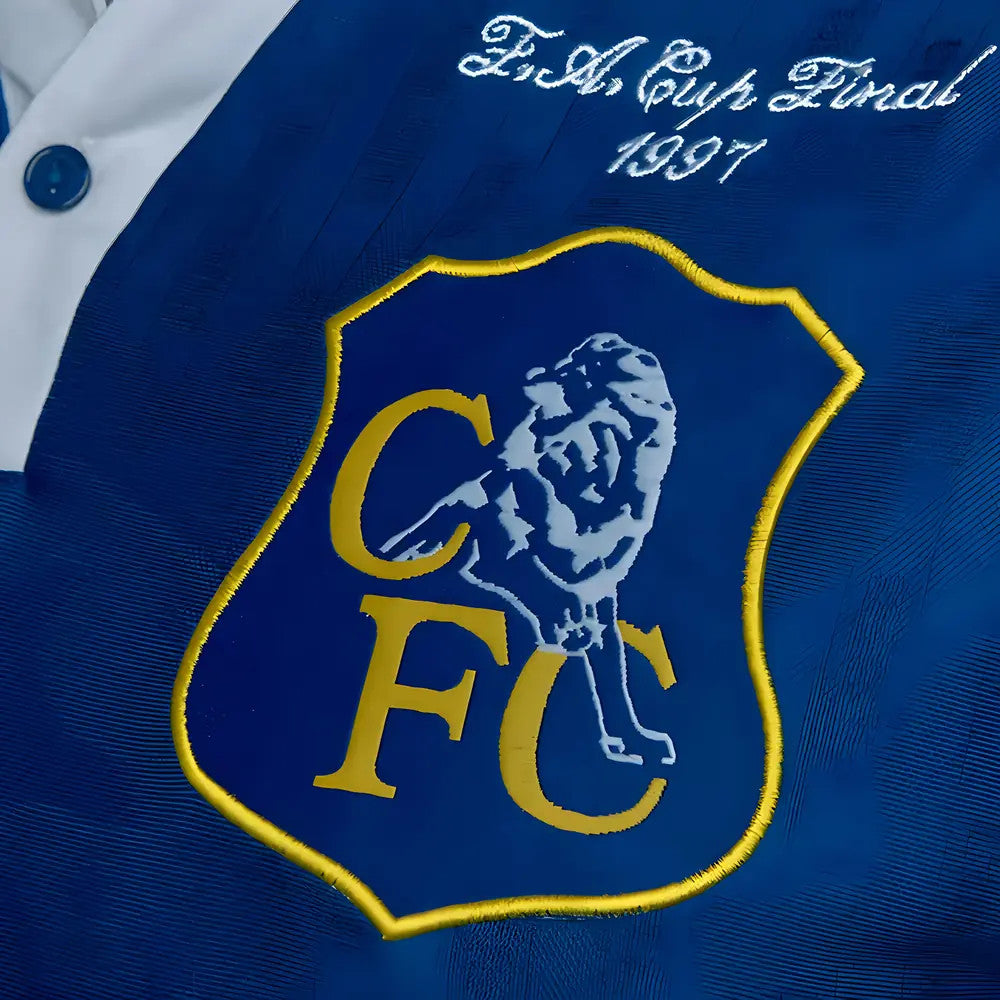 Score Draw Chelsea 1997 FA Cup Final Home Shirt_2