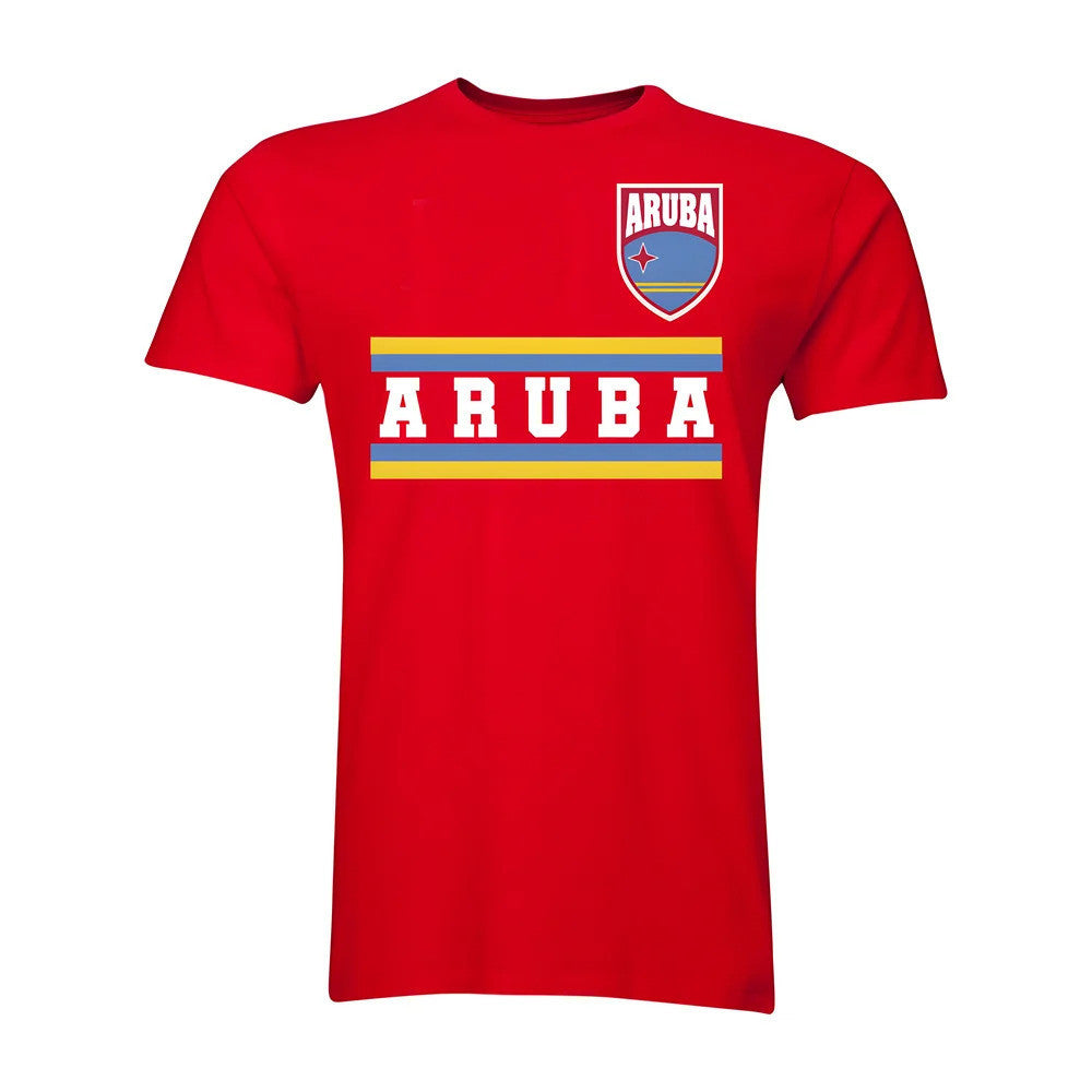 Aruba Core Football Country T-Shirt (Red)_0