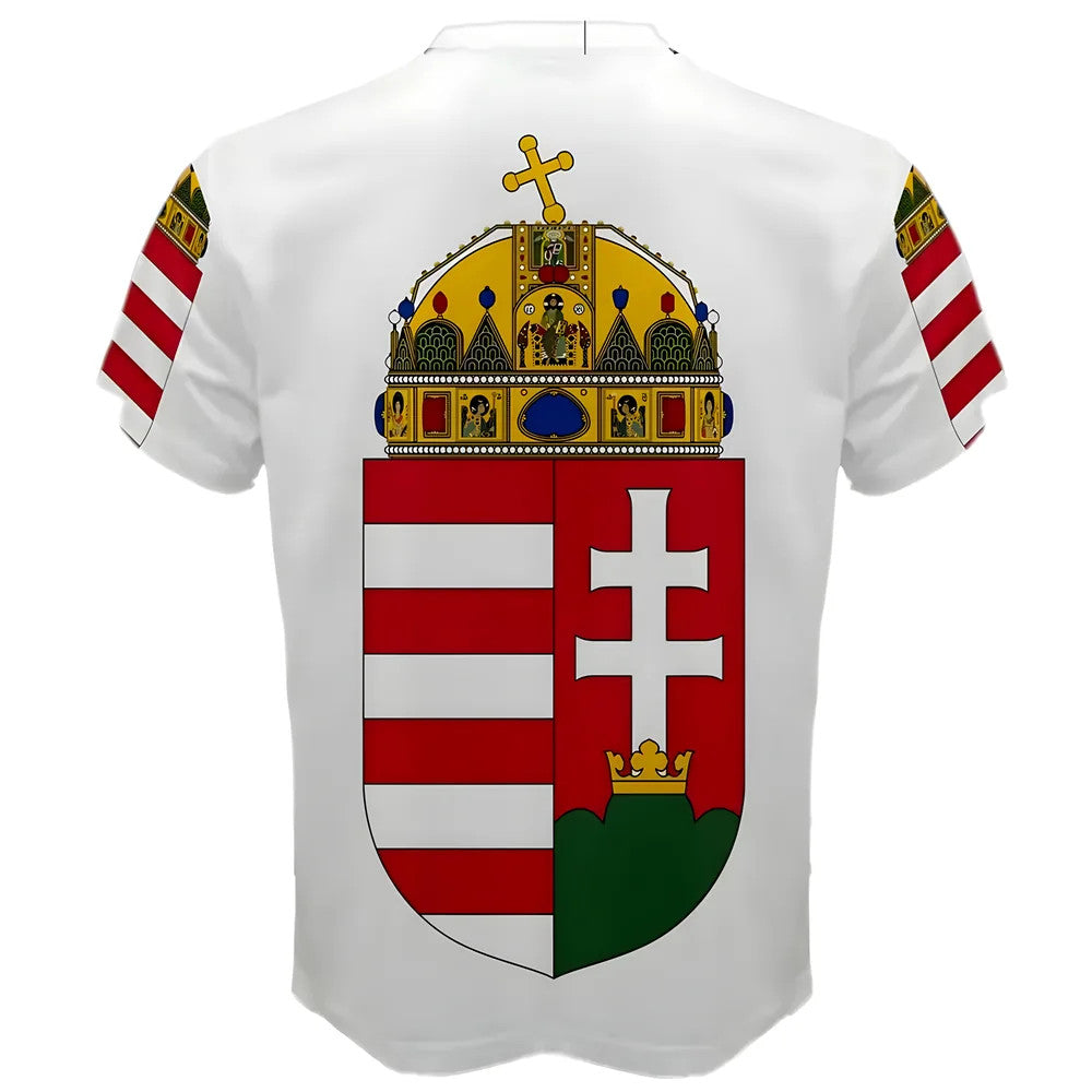 Hungary Coat of Arms Sublimated Sports Jersey_1