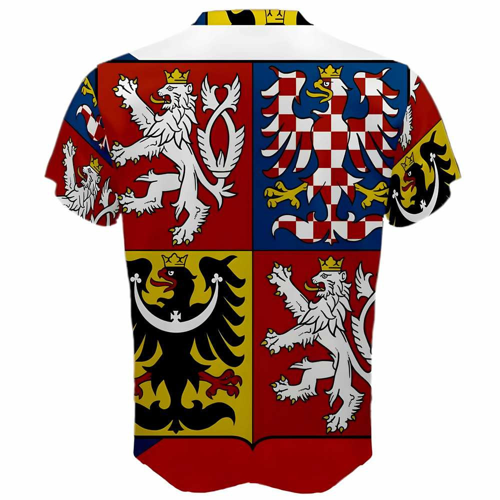 Czech Republic Coat of Arms Sublimated Sports Jersey_1
