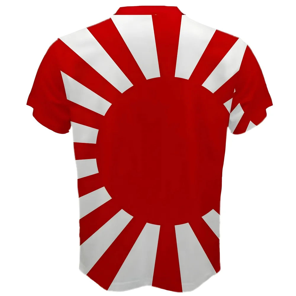 Japanese Samurai Flag Sublimated Sports Jersey - Kids_1