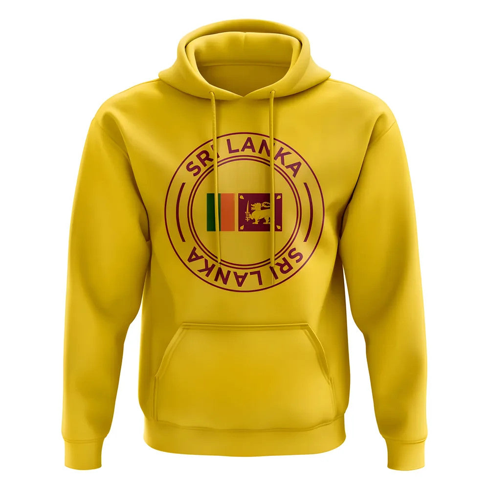 Sri Lanka Football Badge Hoodie (Yellow)_0