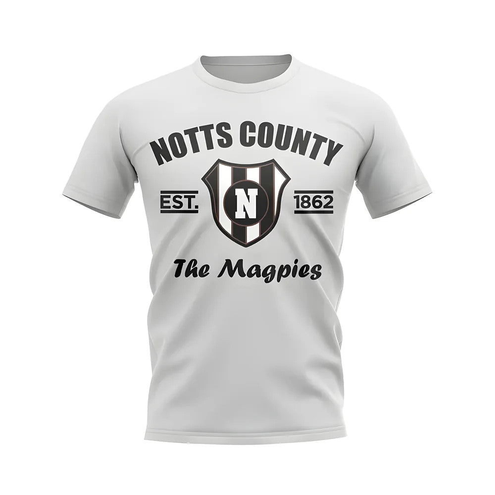Notts County Established Football T-Shirt (White)_0