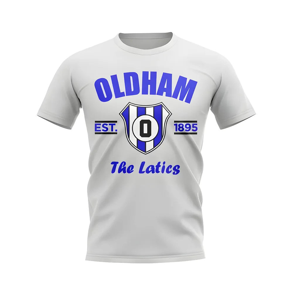 Oldham Established Football T-Shirt (White)_0