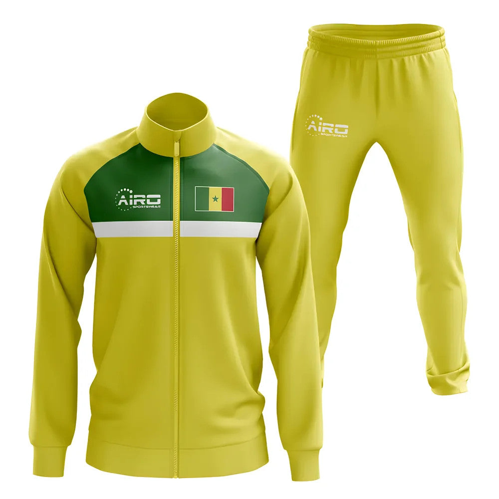 Senegal Concept Football Tracksuit (Yellow)_0