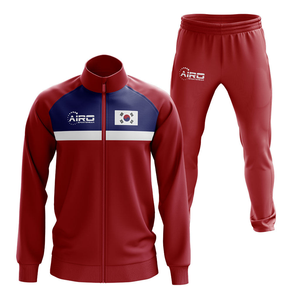 South Korea Concept Football Tracksuit (Red)_0