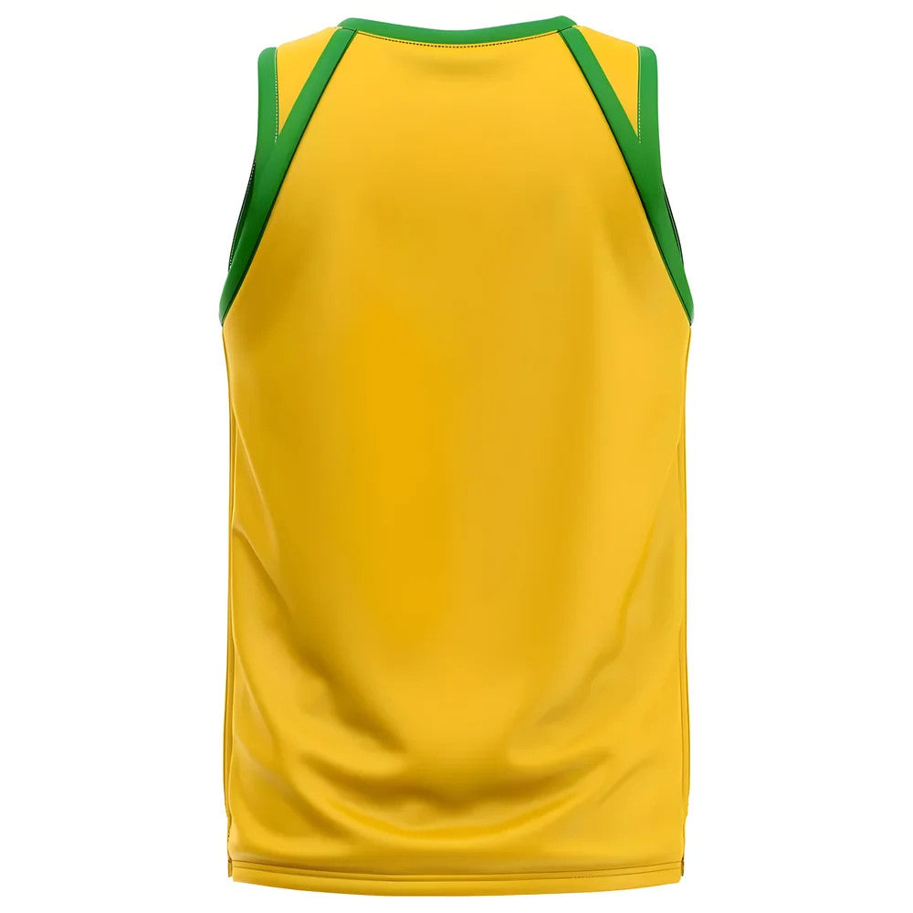 Brazil Home Concept Basketball Shirt_1