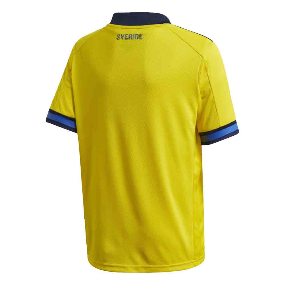 2020-2021 Sweden Home Adidas Football Shirt (Kids)_1