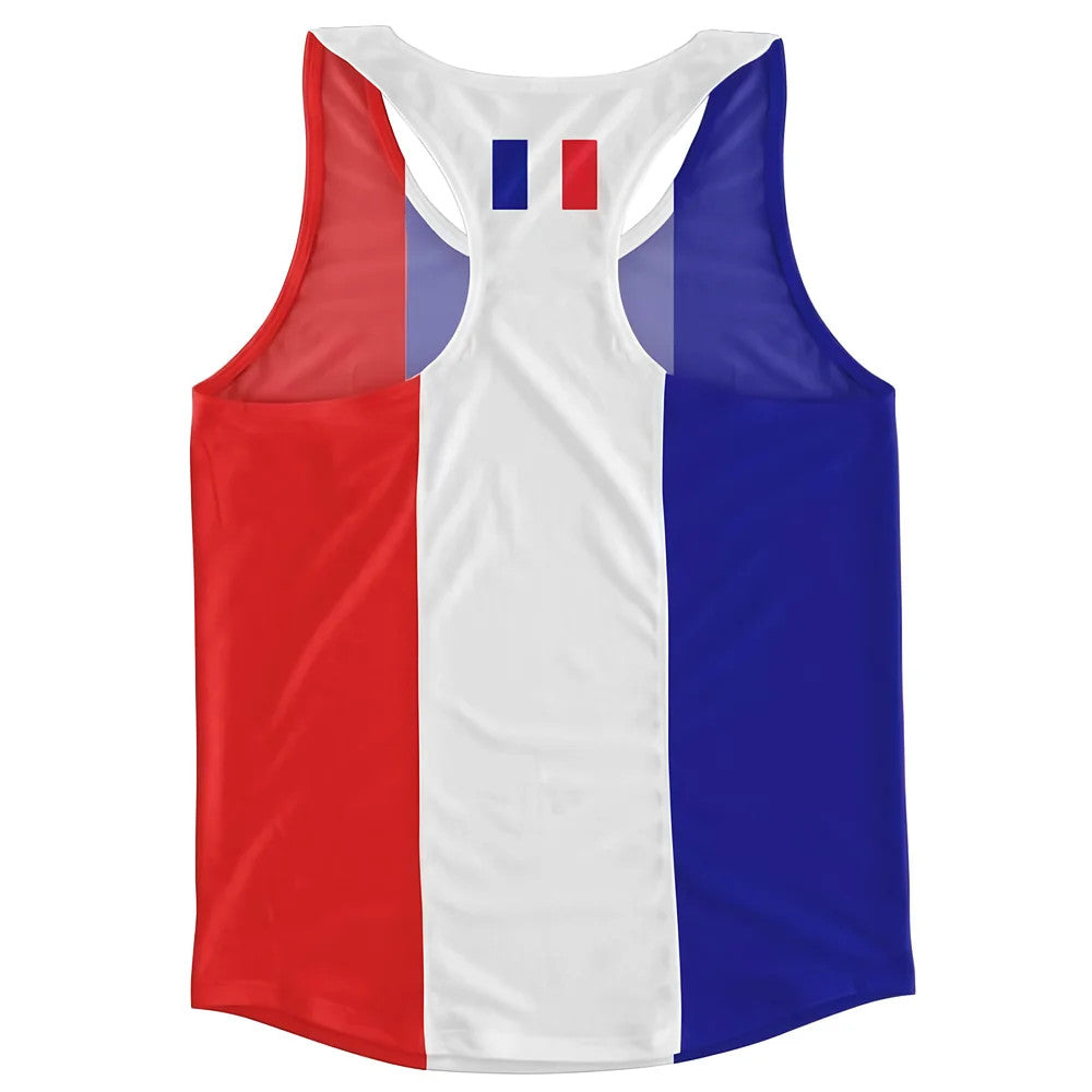 France Flag Running Vest_1