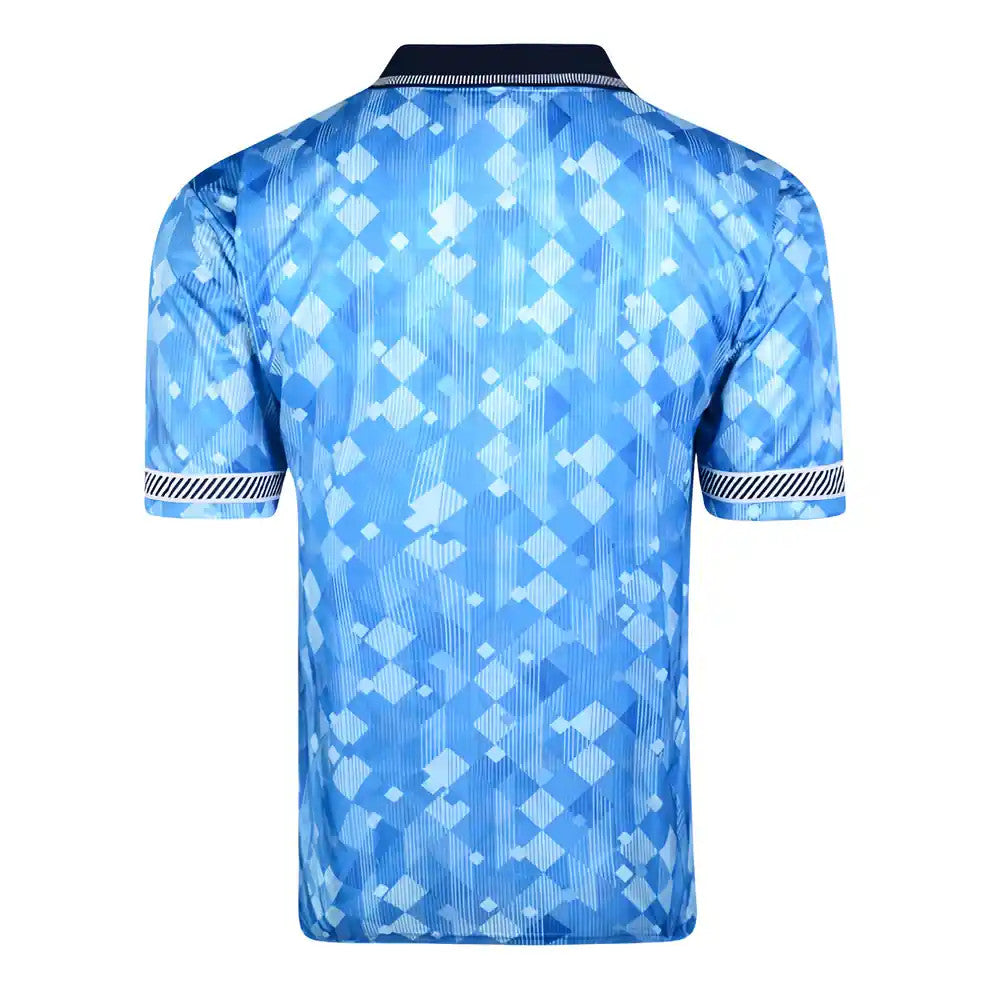 Score Draw England 1990 Third World Cup Finals Retro Football Shirt_1