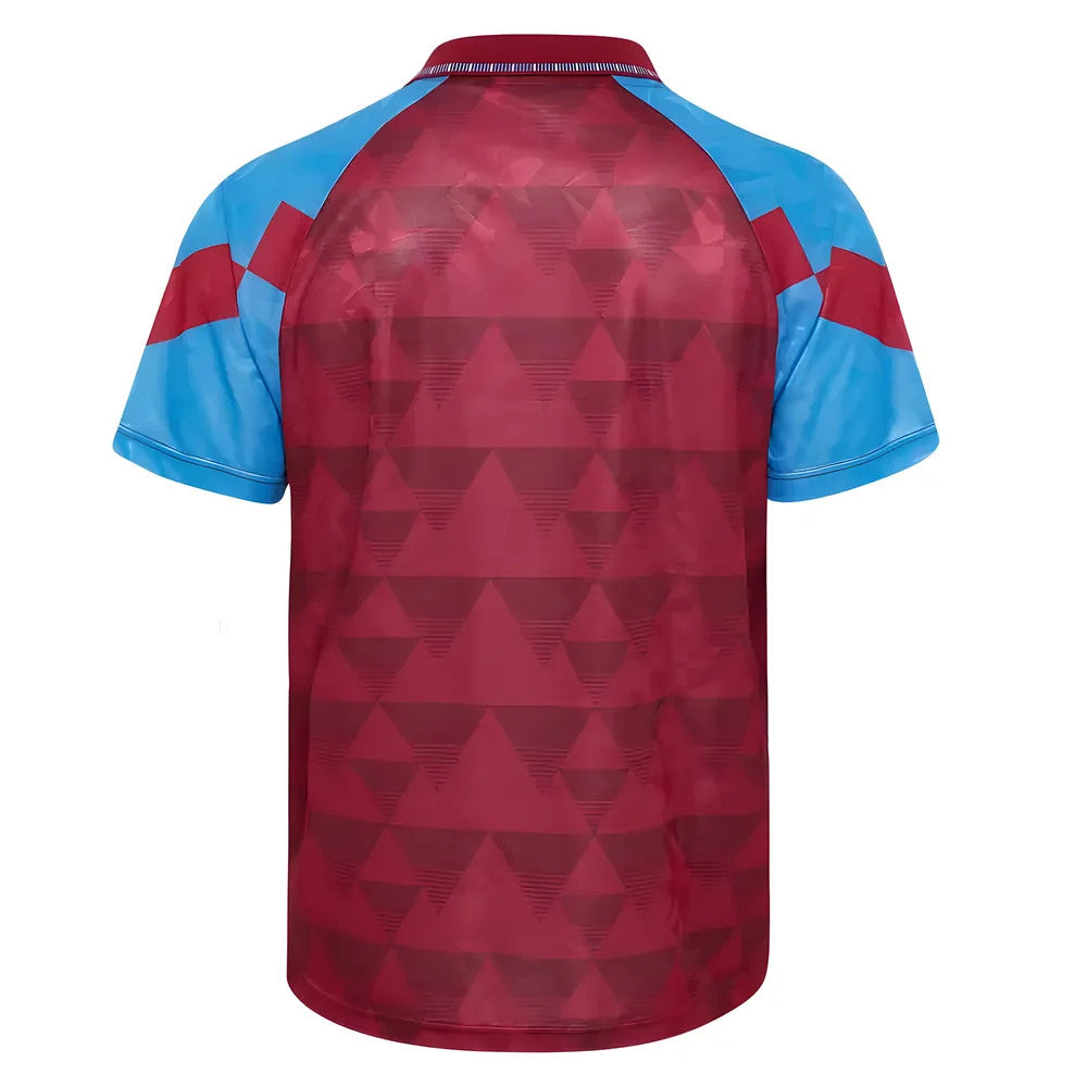 Score Draw Aston Villa 1990 Retro Football Shirt_1