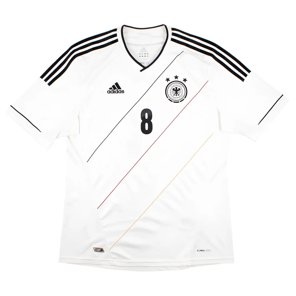 Germany 2012-13 Home Shirt (L) Ozil #8 (Mint)_1