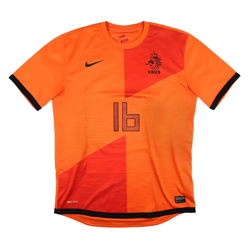 Holland 2012-13 Home Shirt (V.Persie #16) (M) (Very Good)_1