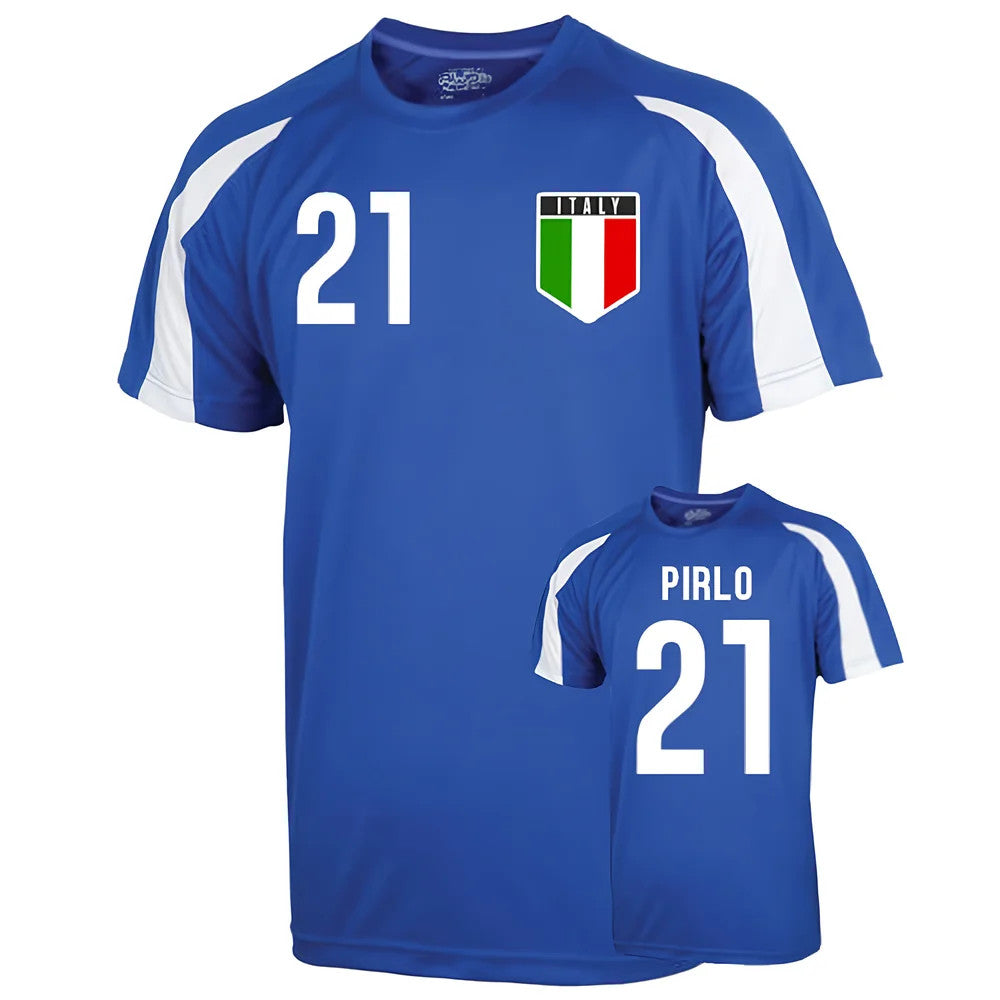 Italy Sports Training Jersey (pirlo 21) - Kids_0