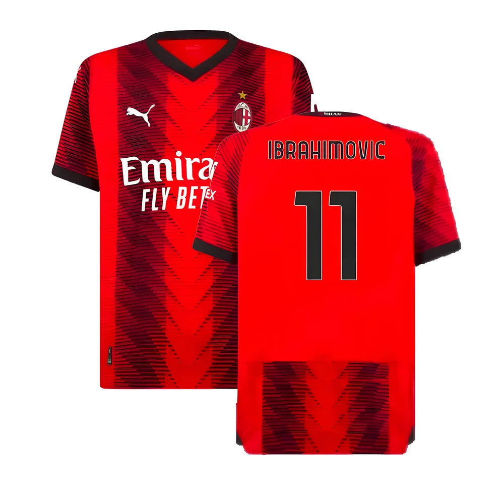2023-2024 AC Milan Home Authentic Shirt (Ibrahimovic 11) – Shop