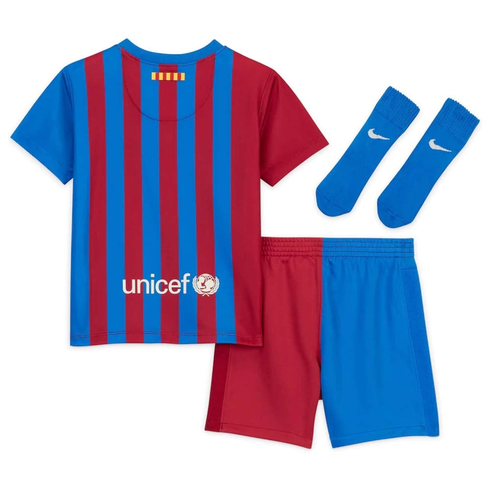 2021-2022 Barcelona Infants Home Kit (MESSI 10)_4