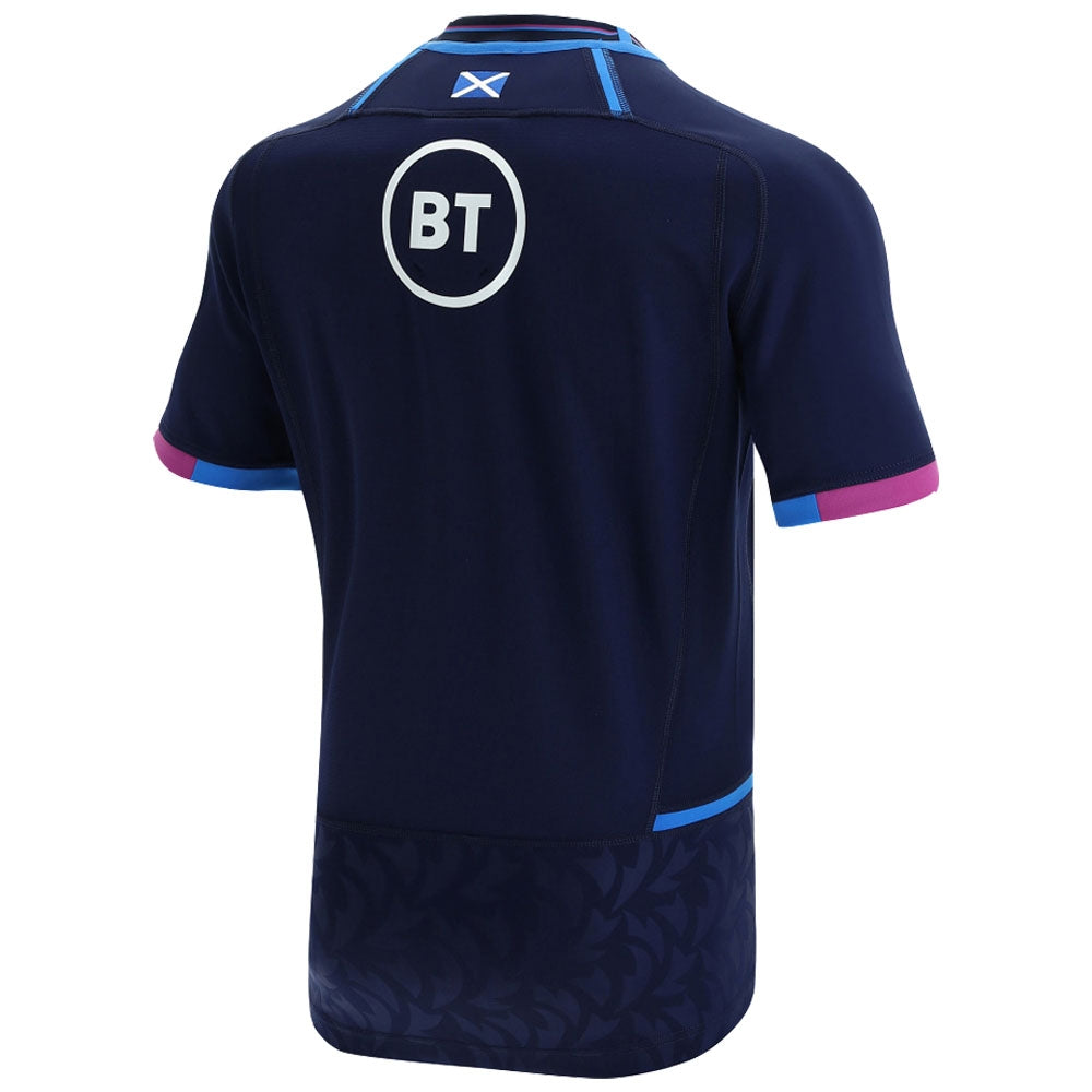 2021-2022 Scotland Home Pro Body Fit Rugby Shirt_1