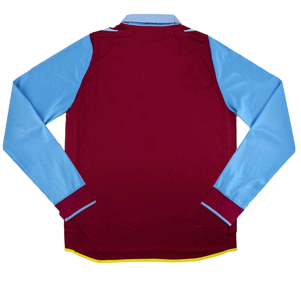 2012-2013 Aston Villa Long Sleeve Home Shirt_1