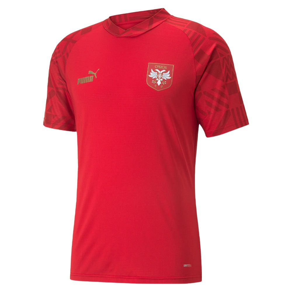 2022-2023 Serbia Pre-Match Jersey (Red) (MITROVIC 9)_4