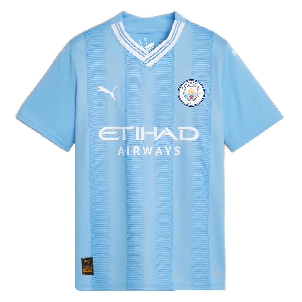 2023-2024 Man City Home Shirt (Kids) (HAALAND 9)_4