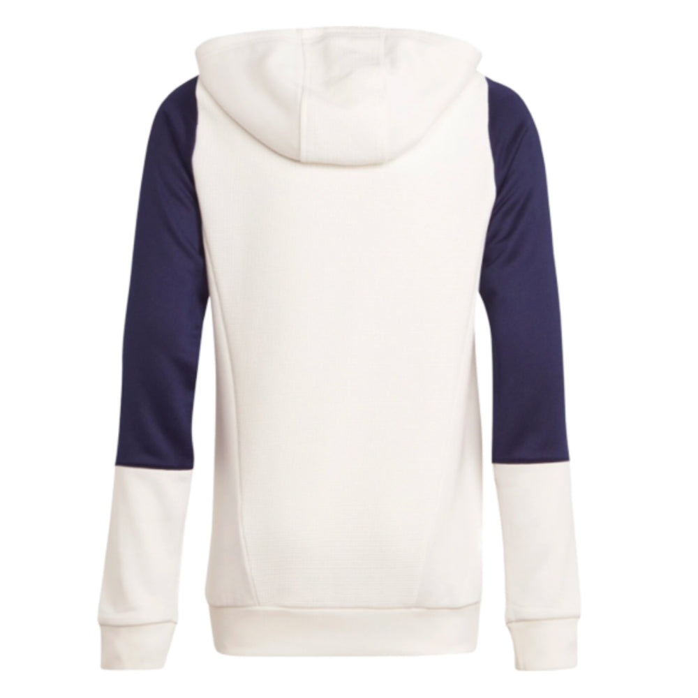 2023-2024 Ajax Hooded Track Top (White) - Kids_1