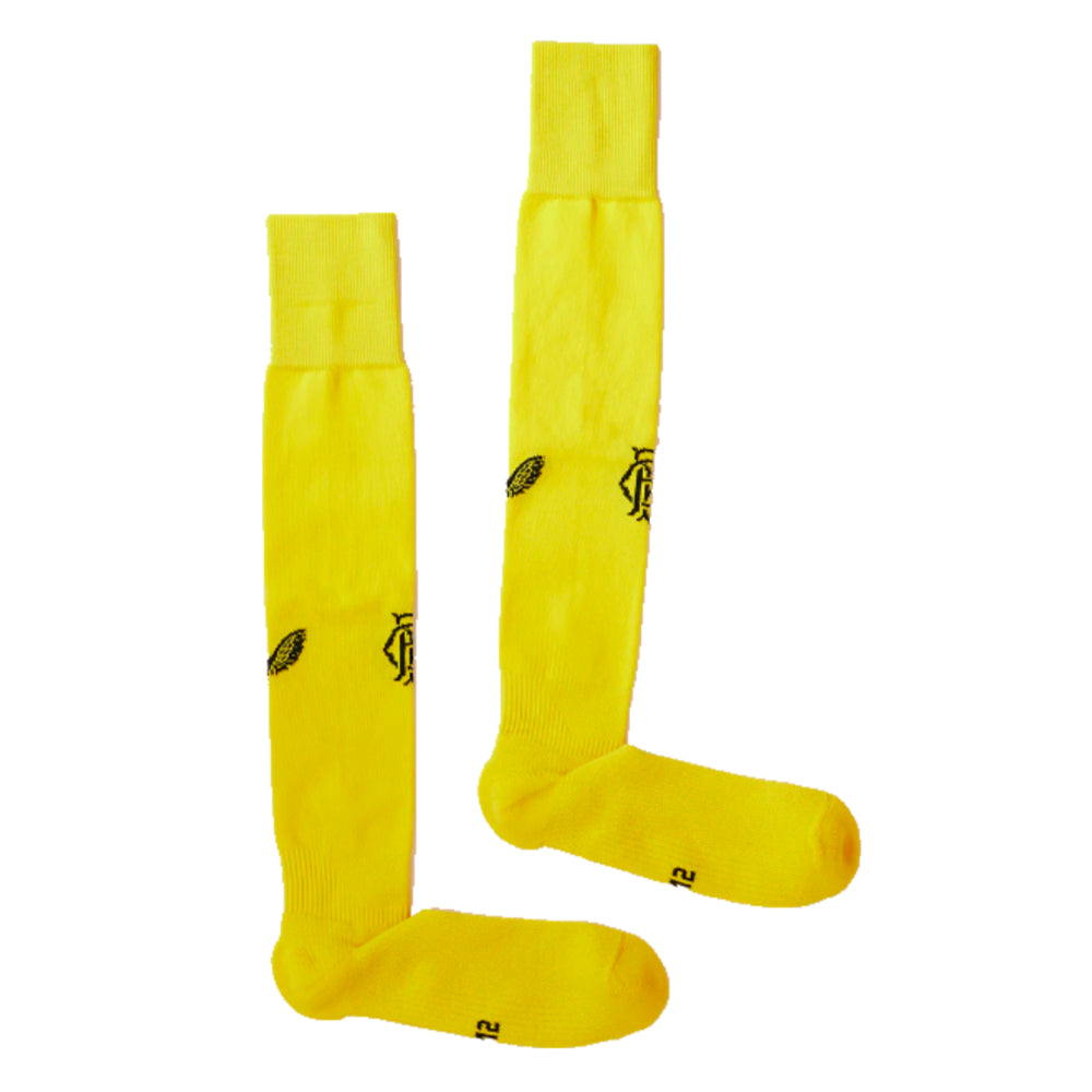 2023-2024 Rangers Goalkeeper Home Socks (Yellow)_0