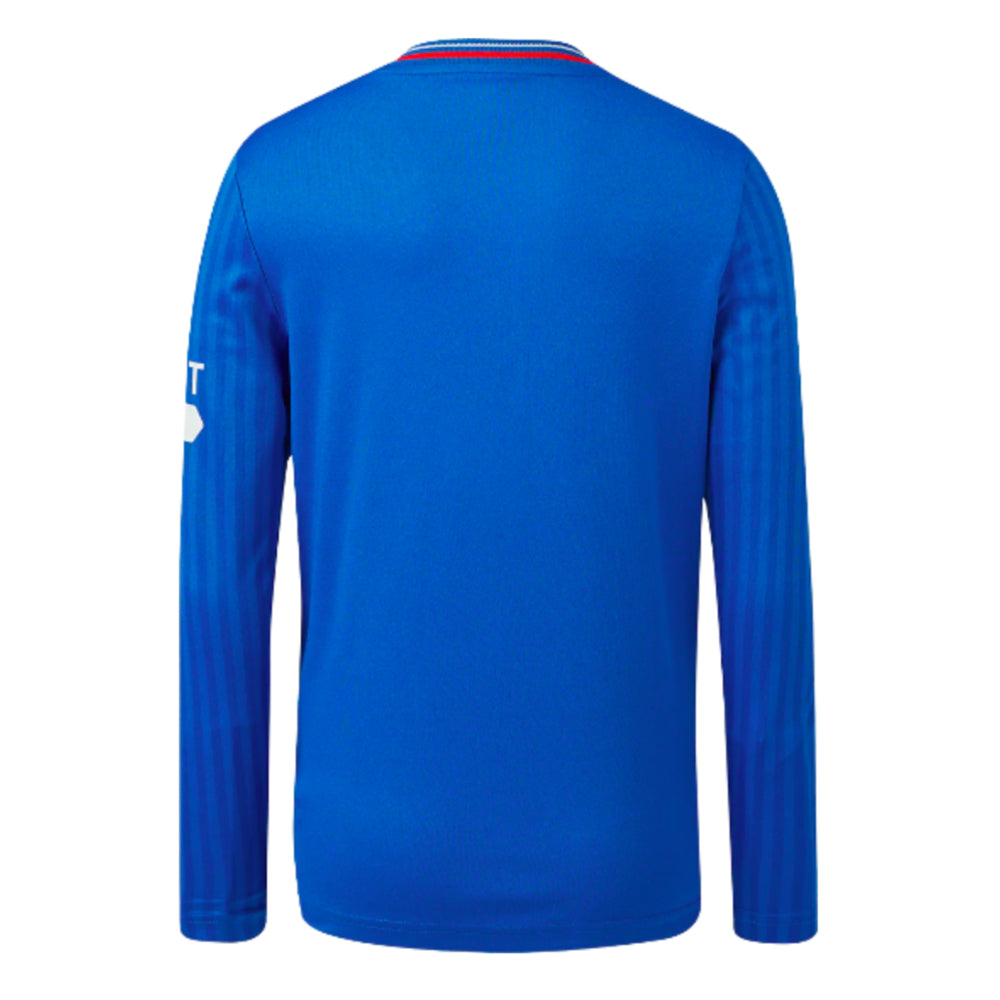2023-2024 Rangers Long Sleeve Home Shirt (Kids)_1