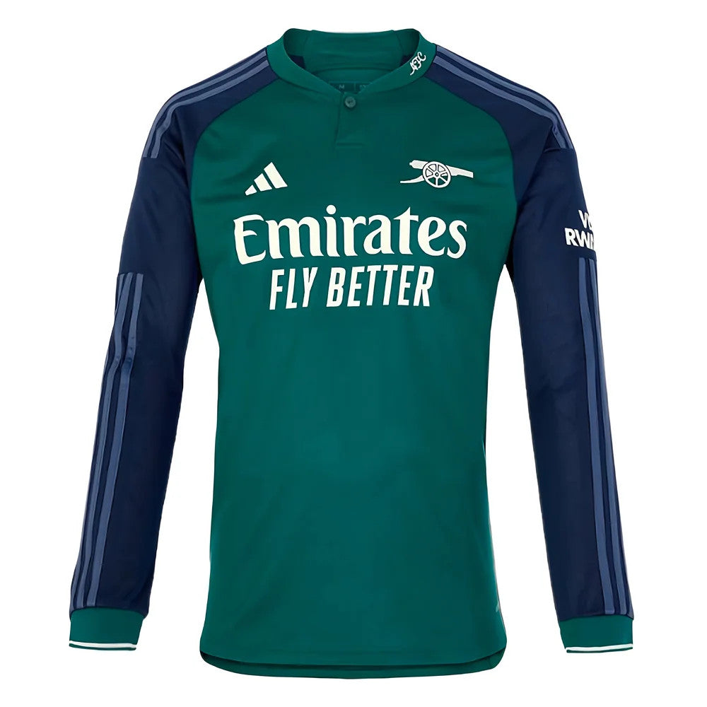 2023-2024 Arsenal Long Sleeve Third Shirt (Odegaard 8)_4
