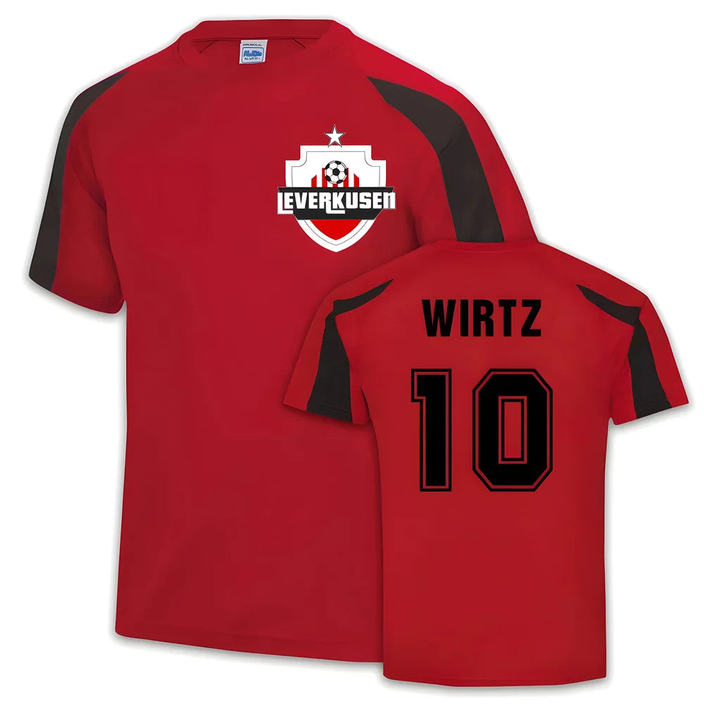 Bayer Leverkusen Sports Training Jersey (Florian Wirtz 10)_0
