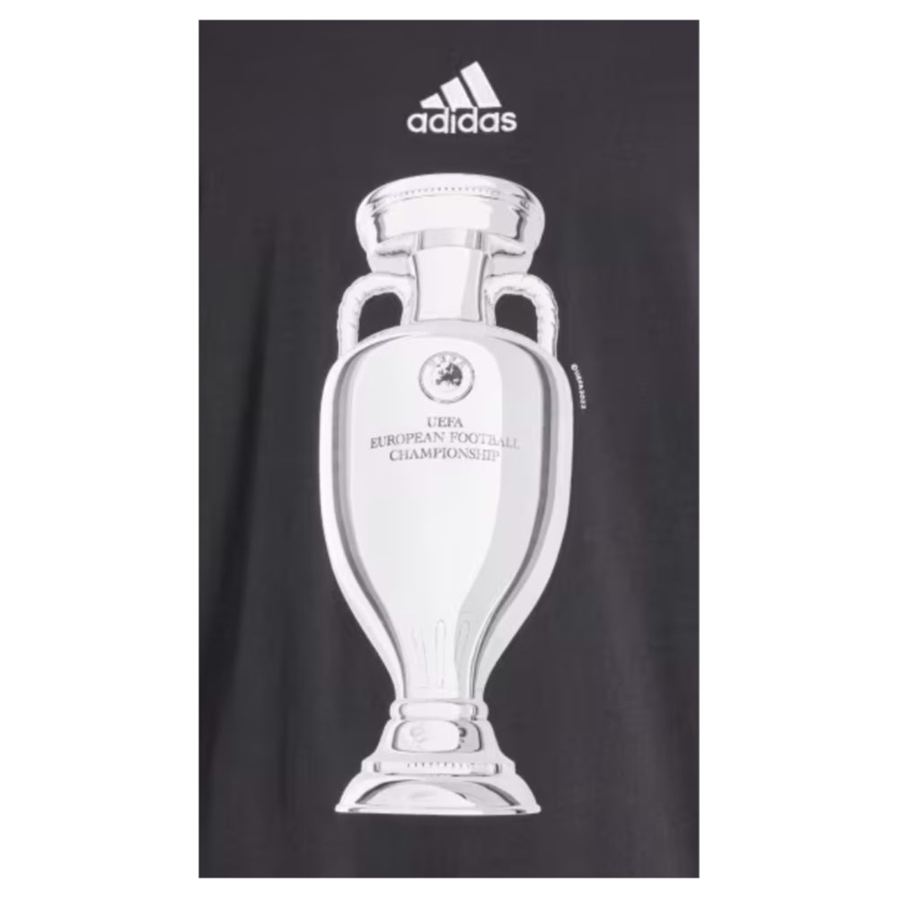 adidas Euro 2024 Official Emblem Trophy T-Shirt - Black_1