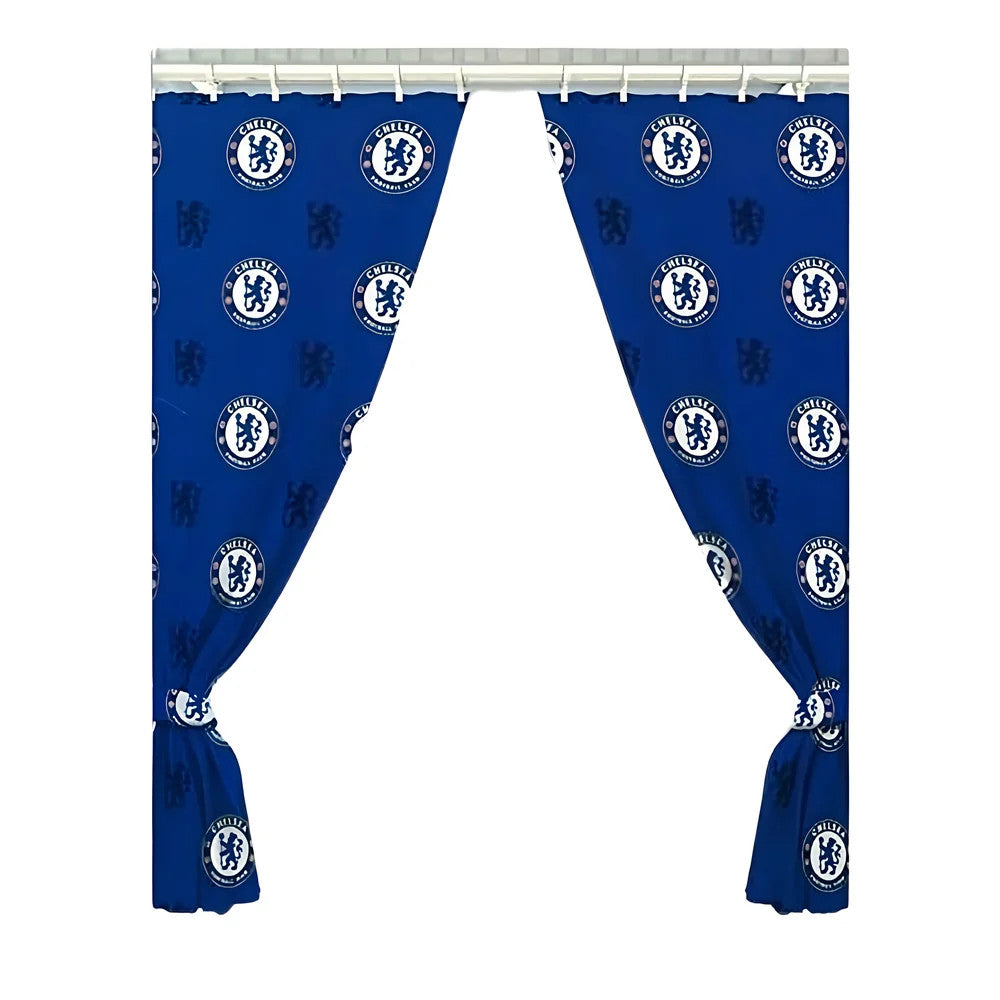 Chelsea Official Repeat Crest Curtains - 72 Inch_0