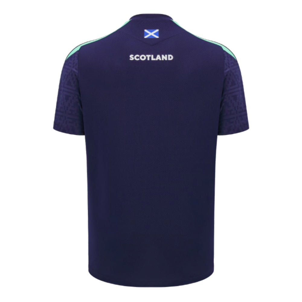 2024-2025 Scotland Rugby Poly Training Shirt (Navy)_1