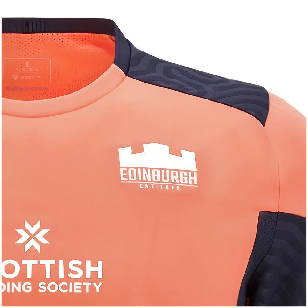 2024-2025 Edinburgh Rugby Poly Training Shirt (Orange)_2