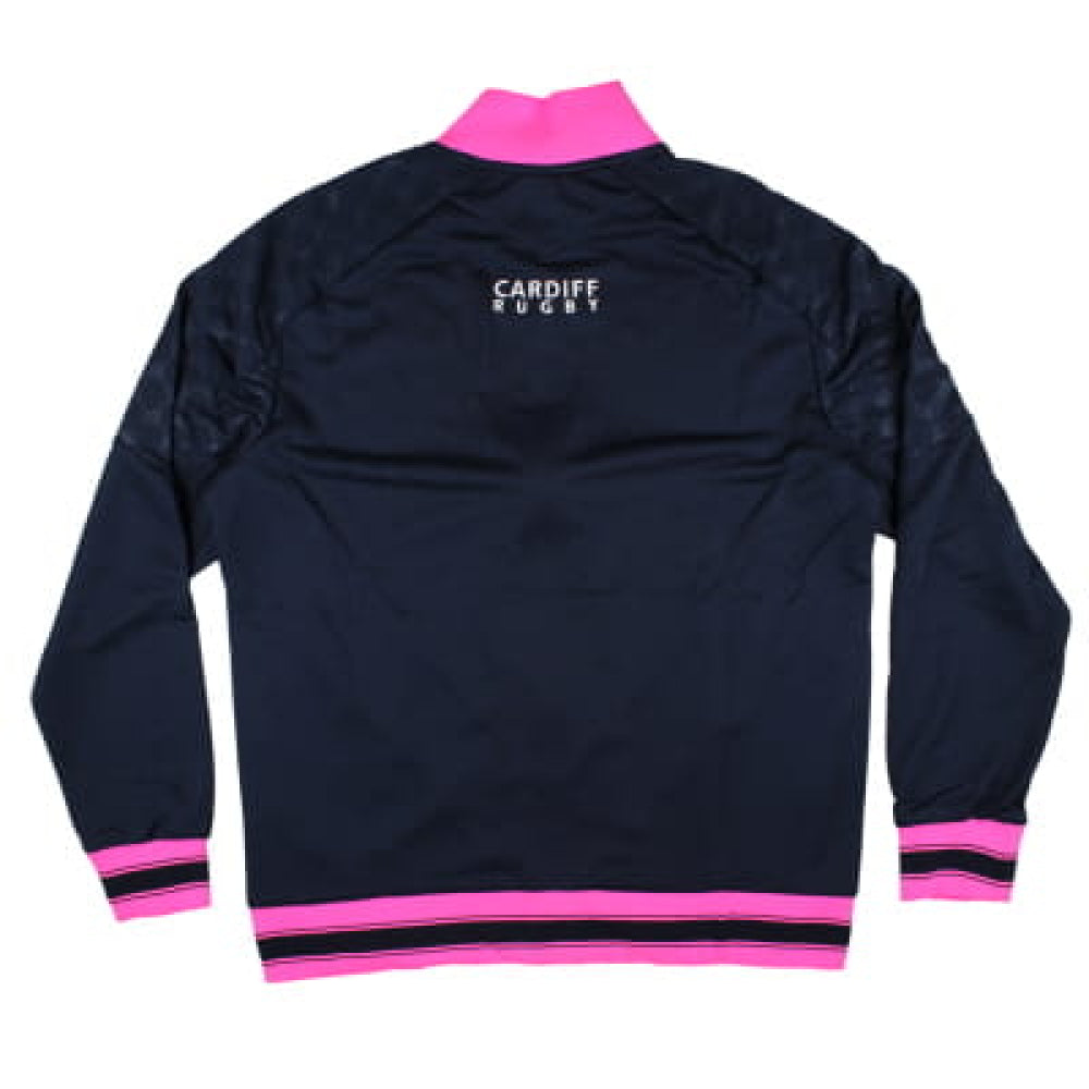 2024-2025 Cardiff Blues Rugby Warmup Anthem Jacket (Navy)_1