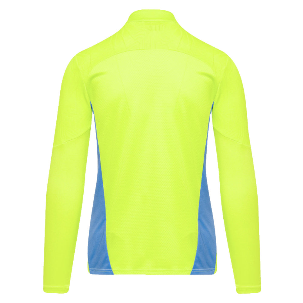 2024-2025 Man City Training 1/4 Zip Top (Yellow Glow)_1