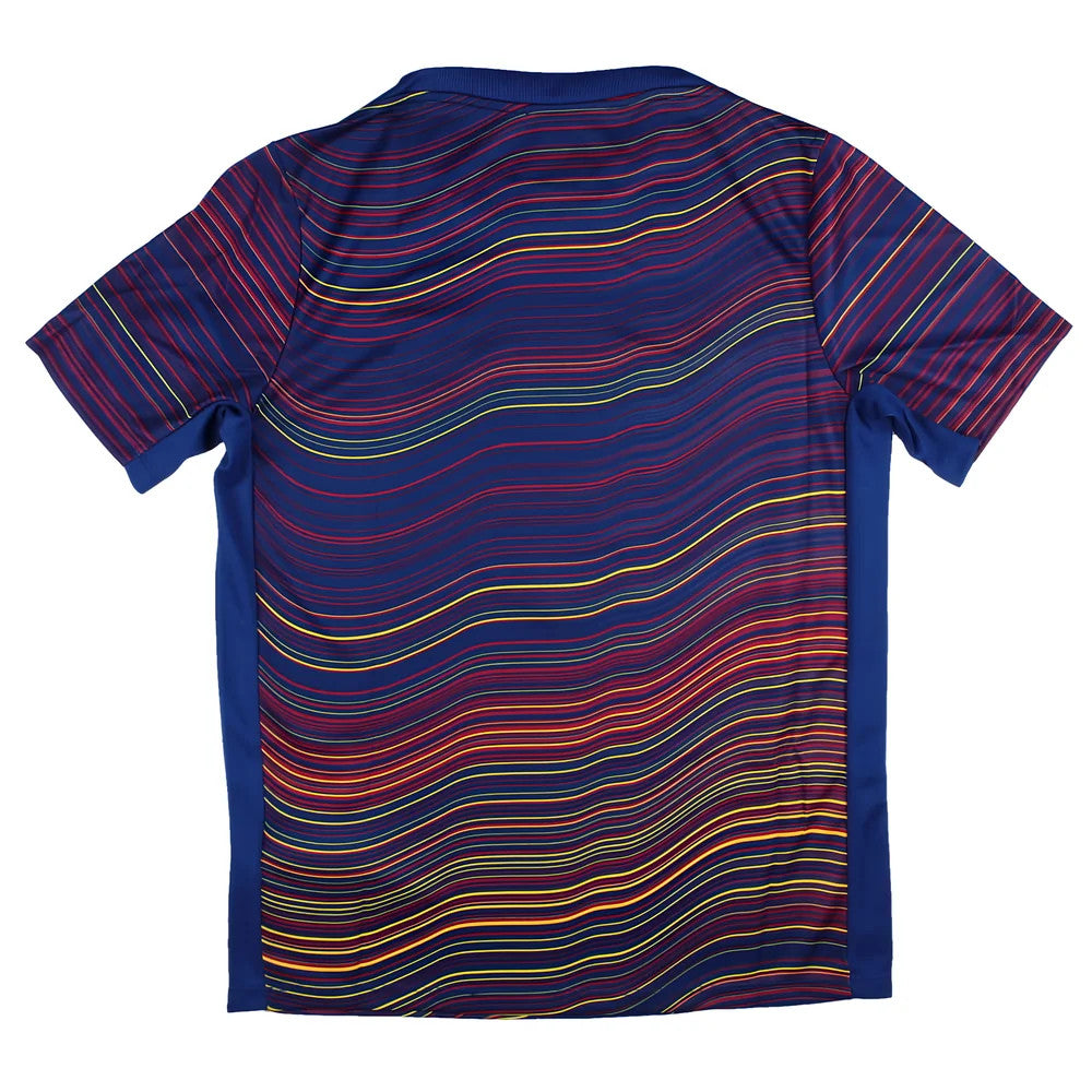 2025-2026 Barcelona Academy Pro Pre Match Shirt (Blue) - Kids_2