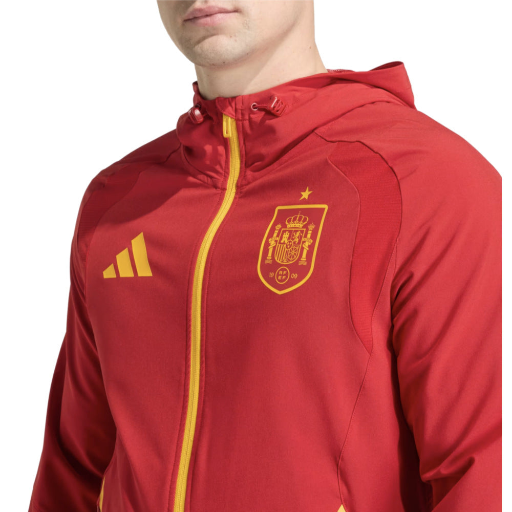 2026-2027 Spain Travel Full Zip Windbreaker (Red)_2