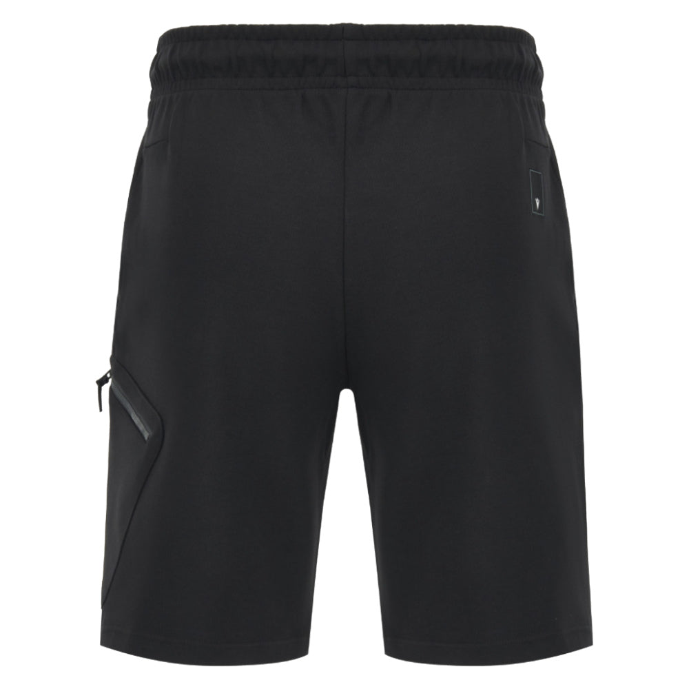 2026-2027 Wales WRU Bermuda Travel Cotton Shorts (Black) - Kids_1