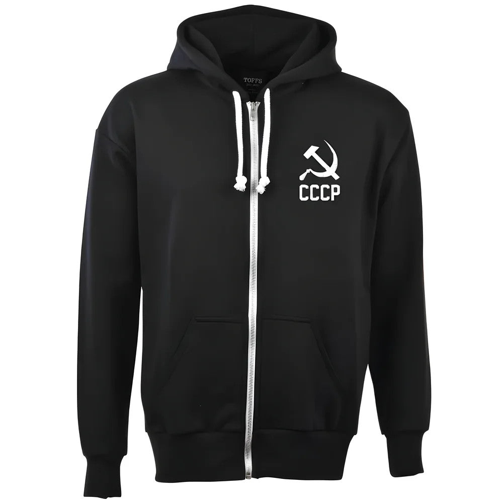 Soviet Union (CCCP) Zipped Hoodie - Black_0