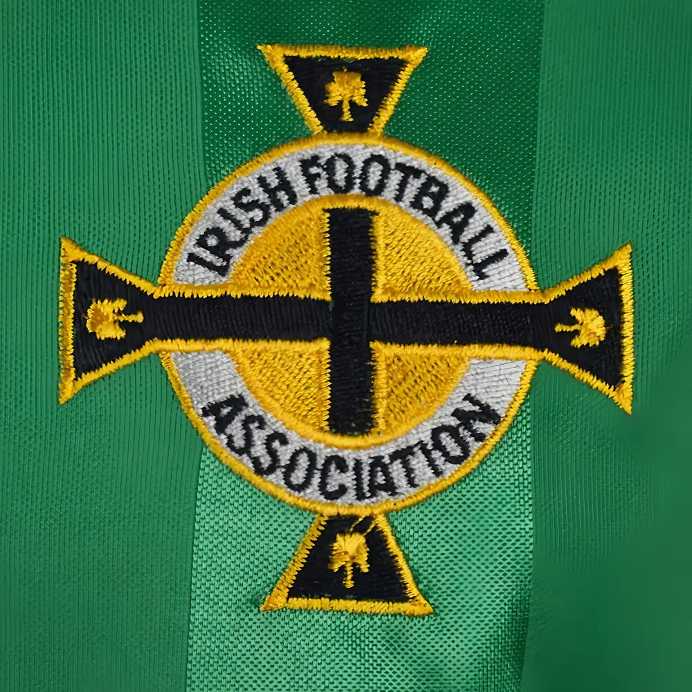 Northern Ireland 1983 Polyester Retro Football Shirt_2