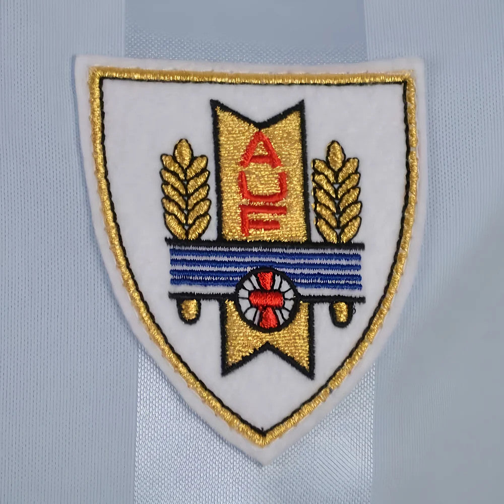 Uruguay 1986 World Cup Retro Football Shirt - Sky_2