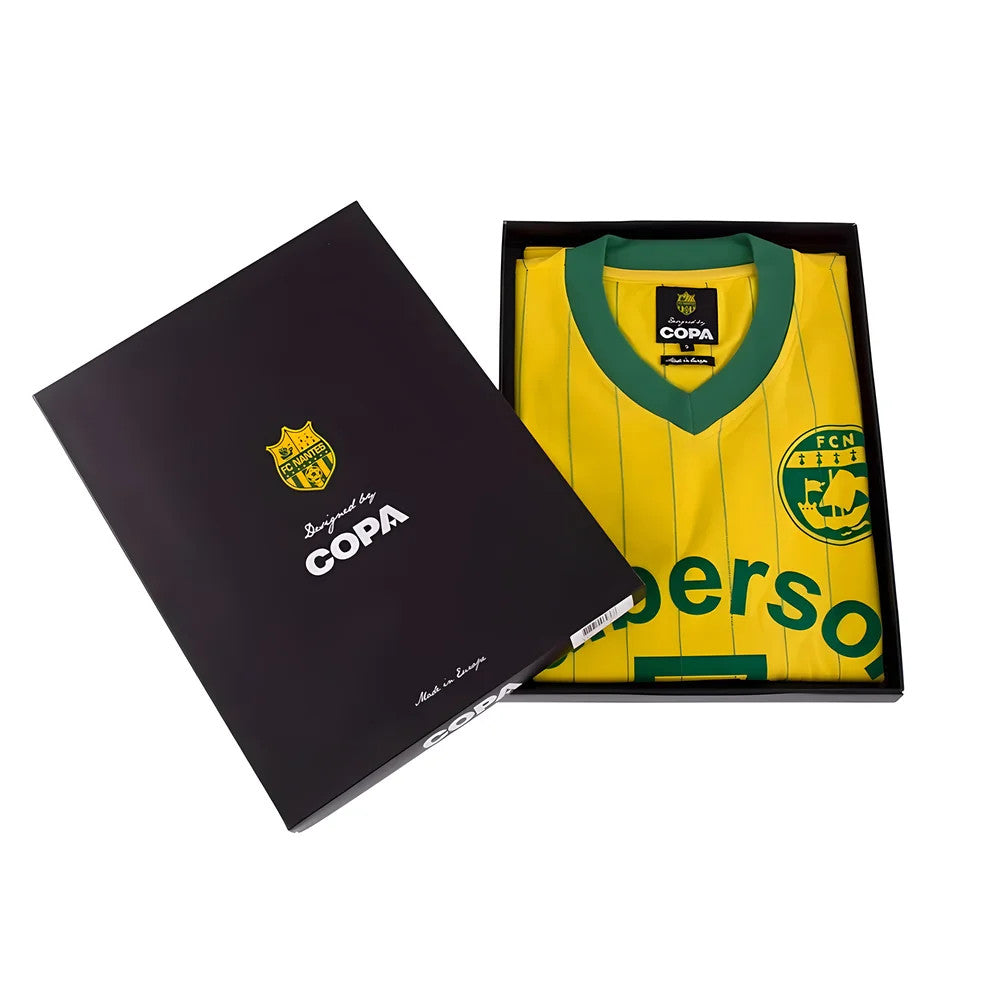 FC Nantes COPA 1982 - 83 Retro Football Shirt_5