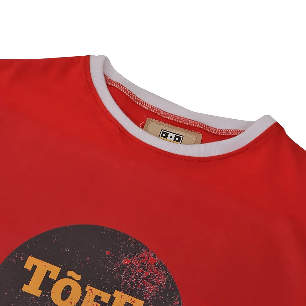 TOFFS 1990 T-Shirt - Red/White Ringer_1