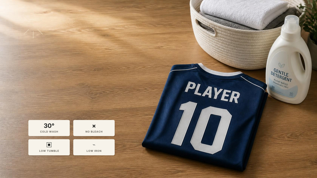 How to Correctly Wash & Care for Printed Football Kits (Without Ruining the Nameset)