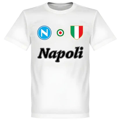 Napoli Maradona 10 Team T-Shirt - White_1