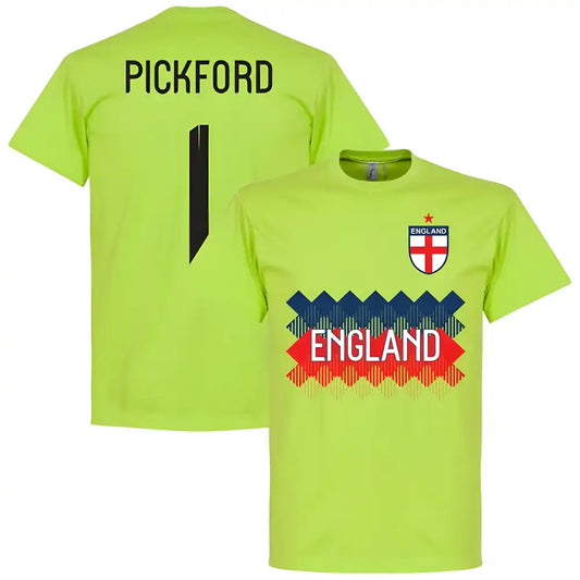 England Pickford 1 Team T-Shirt - Apple Green_0