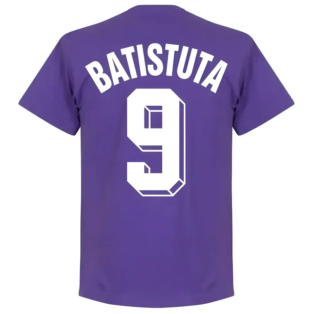 Fiorentina Batistuta 9 Team T-Shirt - Purple_2